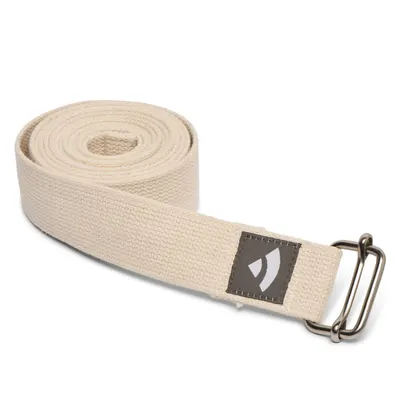Curea Bodhi Asana 2,5 m curea de yoga - ecru