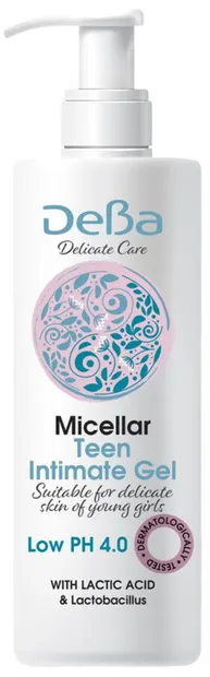 Deva Gel intim micelar Delicate Care Teen, рН 4.0, 200 ml