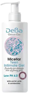 Deva Gel intim micelar Delicate Care Teen, рН 4.0, 200 ml