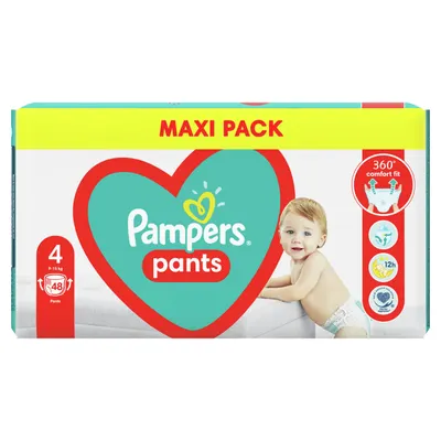 Scutece chilotei Pampers 4, 48 buc.