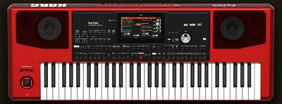Arranger profesional Korg - Pa700 RD, roșu