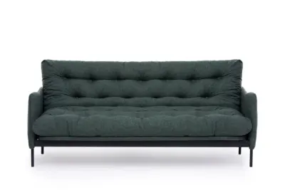 Canapea extensibila RENGE, 3 locuri, verde, 200x82x92 cm
