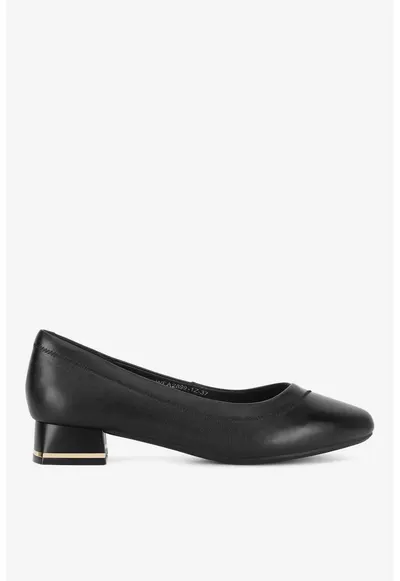 Pantofi dama 5905588891321 - Piele naturala - Negru - Negru