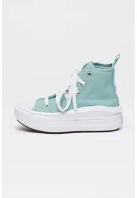 Pantofi sport cu talpa flatform Chuck Taylor All Star Move - Verde persan