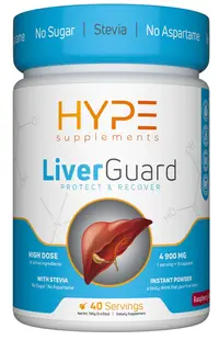 LiverGuard, zmeură, 196 g, Hype Supplements