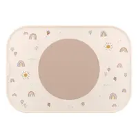 Suport de farfurie pentru copii din plastic/din silicon 28x40 cm Sunshine & Rainbow – Mepal
