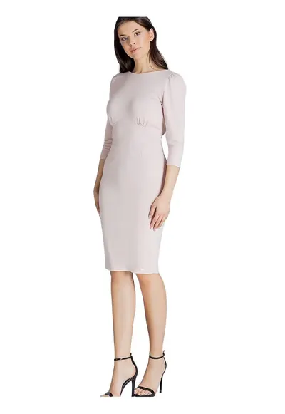 Rochie cocktail - Viscoza/Poliester - Roz