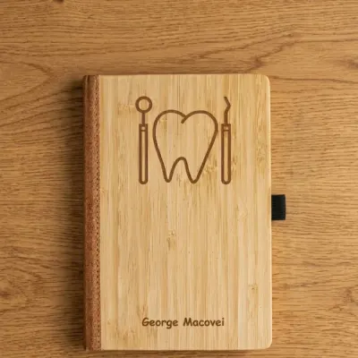Caiet elegance personalizat pentru Dentist
