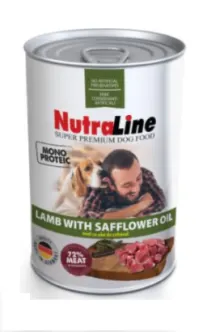 Nutraline Dog Conserva Adult Monoprotein Miel Ulei de Sofranel 400 g