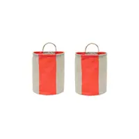 Coșuri de depozitare 2 buc. din material textil ø 18x22 cm Kara – OYOY Living Design