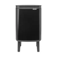 Coș de gunoi negru mat din oțel 4 l Bo Hi – Brabantia