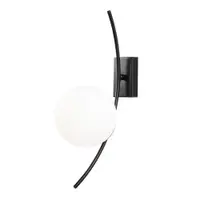 Aplică de perete albă/neagră Hilal – Opviq lights