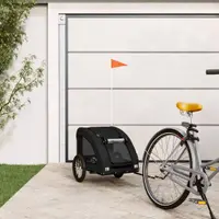 Gossi remorca bicicleta animale companie, negru, textil oxford/fier