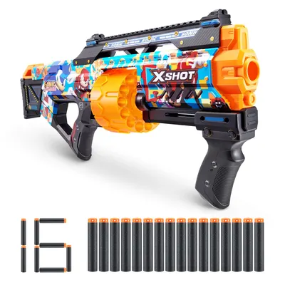 Blaster X-Shot Skins - Last Stand, Sonic, 16 săgeți moi
