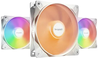 Set ventilatoare be quiet! - Light Wings LX, 120 mm, RGB, 3 bucăți, albe