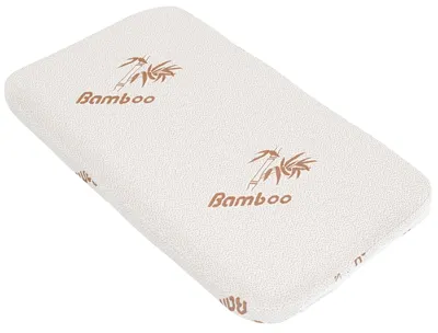Saltea pentru pătuț mic Hugzzz - Mini Bamboo, 48.5 x 81.5 x 4.5 cm