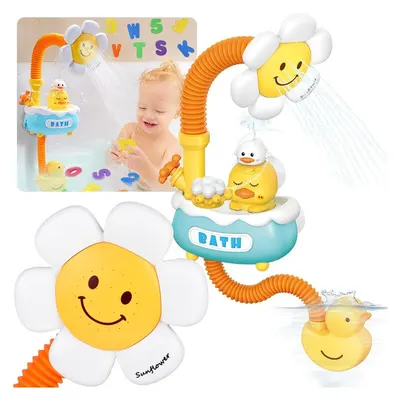 Jucarie de baie, Floare si ratusca
