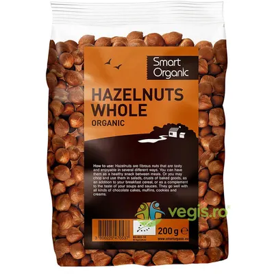 Alune de Padure Crude Ecologice/Bio 200g