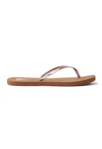 Papuci flip-flop cu aspect metalizat - Auriu pal