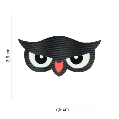 Patch Laser Cut Ochi de bufnita fosforescent - Default Title
