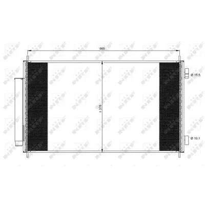 Condensator, climatizare NRF 35864