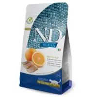 Hrana uscata pentru pisici ND Ocean Adult Neutered cu hering portocala 1,5 kg