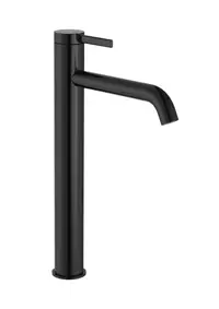 Baterie lavoar Roca ONA A5A349ECN0, marime XL, 320 mm, pornire rece, ventil, lucios, Negru titan