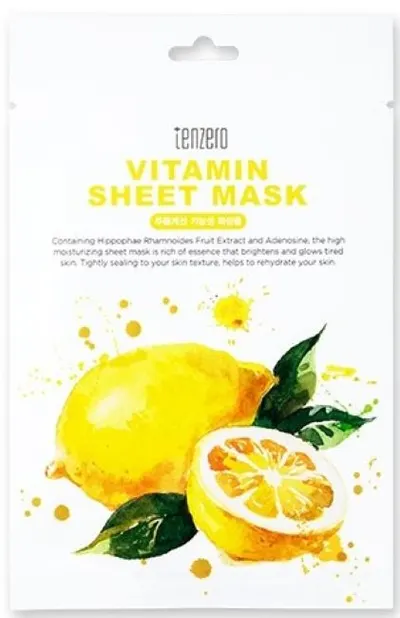 Tenzero Mască de față folie cu vitamine, 25 g