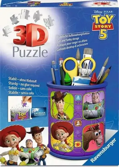 Puzzle 3D Ravensburger din 54 piese - Penar Toy Story 5