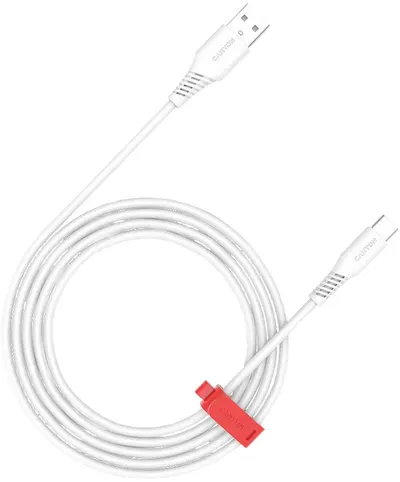 Cablu Canyon - AC18SC, USB-A/USB-C, 1.2 m, alb