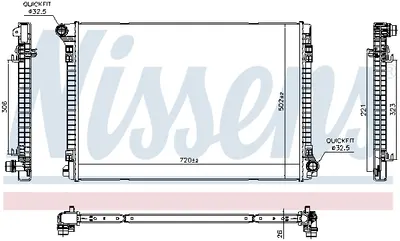 Radiator racire motor potrivit VW ATLAS 2.0