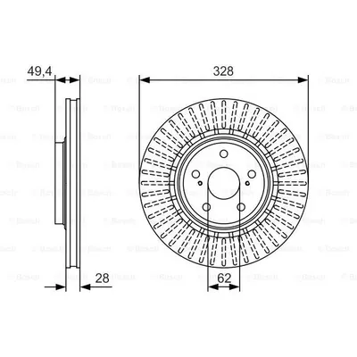 Disc frana BOSCH 0 986 479 T00