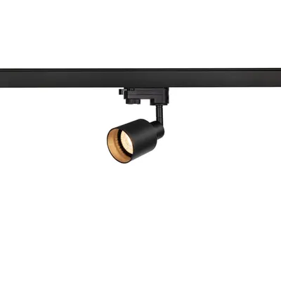 Iluminat decorativ pe sina, PURI TRACK Melodii GU10, negru negru 50W, incl. adaptor 3 circuite