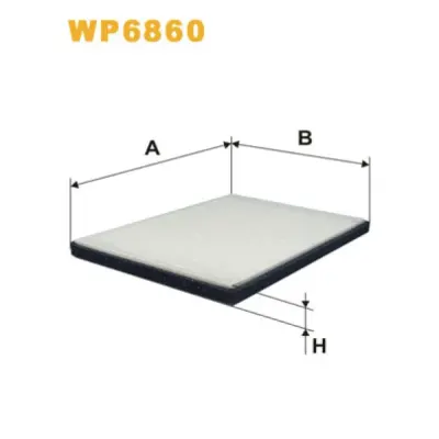 Filtru, aer habitaclu WIX FILTERS WP6860