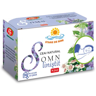 Somn linistit, N161, ceai la plic, Fares | 20 plicuri