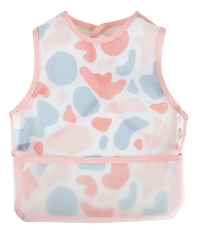Șorț impermeabil pentru bebeluși BabyJem - Pink Puzzle