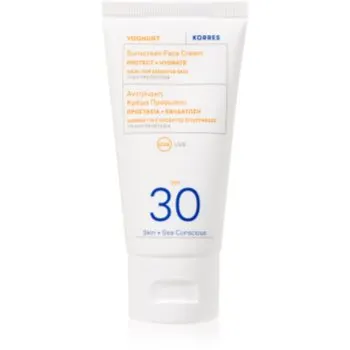 Korres Yoghurt Sunscreen crema de soare pentru fata cu o protectie UV ridicata