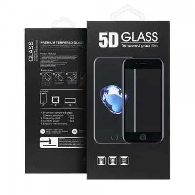 Folie de protectie Ecran OEM pentru Samsung Galaxy S25+ S936, Sticla Securizata, Full Glue, 5D, Neagra