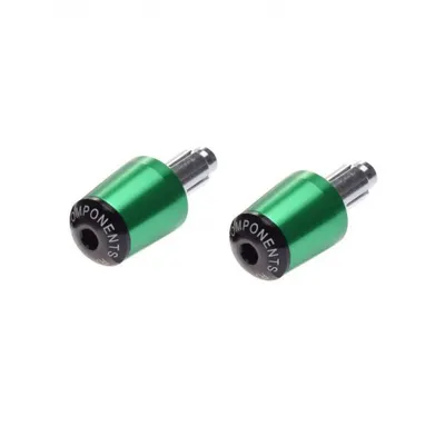 Set 2 capeti ghidon moto din metal, culoare verde