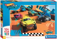 Puzzle pentru copii Clementoni din 104 piese - Hot Wheels