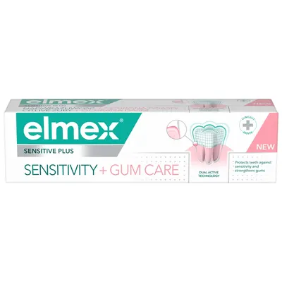 Pasta de dinti Sensitive Plus Sensitivity+Gum, 75ml, Elmex