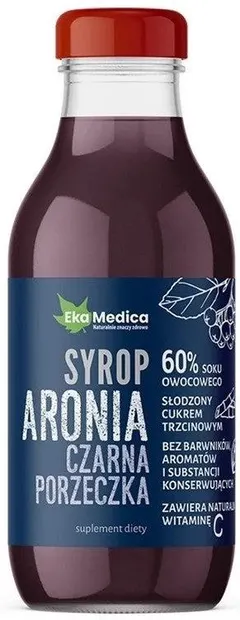 Sirop de acerola, aronia și coacăze negre, 300 ml, EkaMedica
