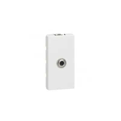3.5mm Jack priza Mosaic - solder-type - 1 module - alb