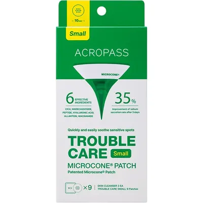 Plasturi anti-imperfecțiuni mici cu microconuri ACROPASS Trouble Care Small, 9 buc