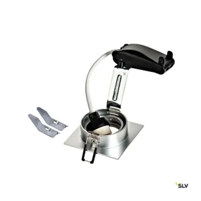 NEW TRIA 68 square, QPAR51 brushed aluminium 50W