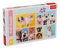 Puzzle Trefl din 160 de piese - Câini drăguți