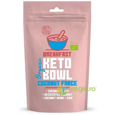 Mix pentru Mic Dejun Keto Bowl Coconut Force Ecologic/Bio 200g
