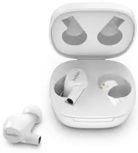 Căști wireless Belkin - SoundForm Rise, TWS, albe