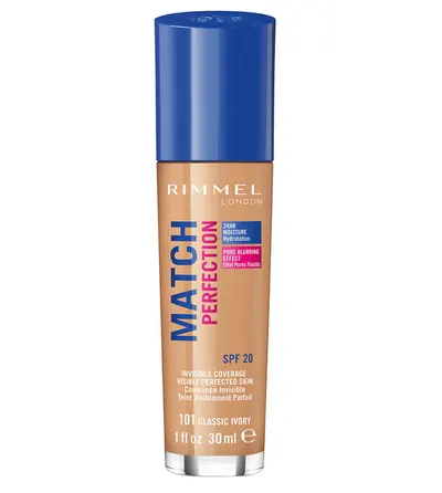 Rimmel London Fond de ten Match Perfection 101 Classic Ivory