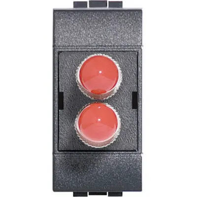 Conector fibra optica ST LiVinglight - Antracit - 1 modul